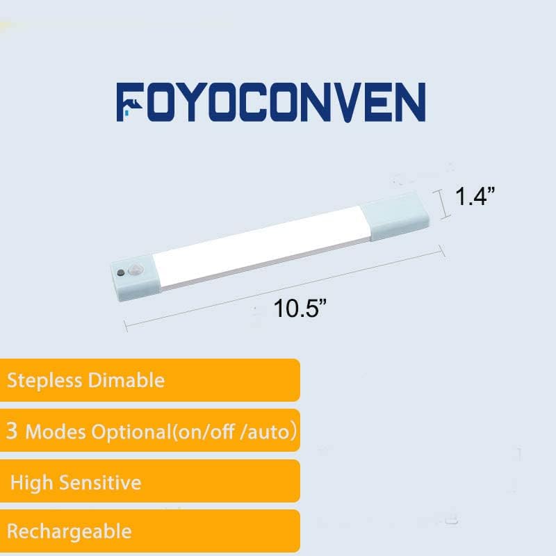 Под Кабинетот Светла Безжични,Сензор За Движење Светлина Затворен Полнење,Плакарот Светла Stspless Dimbless, 3 Режими Под Контра Светла За Кујна, Батерија Напојува 34 Led Лен?