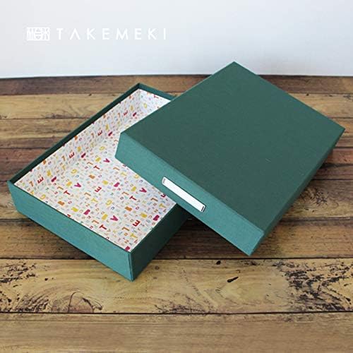 Кутија за алатки Takemeki Dog-882-GN, изработена во Јапонија, мали предмети, документи, букви, организација, складирање, кутија за хартија,