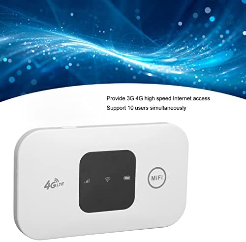 Рутер за патувања PLPLAAOO, WiFi Mobile Hotspot, преносен Интернет жариште, преносен WiFi Hotspot Portable WiFi со голема брзина