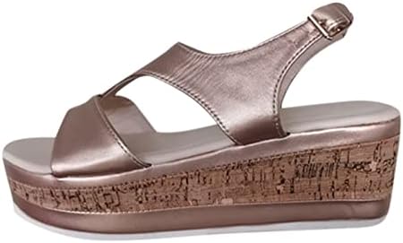Cakiesky чевли за жени сандали лето шулење на клинки од клинчиња, обични флип -флип арч поддршка на жените