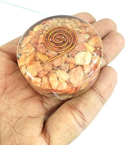 Jet Energized New Pink Moonstone Orgone Tower Buster Orgonite Piezo Electric Emf Generator Generator Generator Frequence јони тестирани Cloud Chem Buster 40 Page Jet International Imone, е само референца