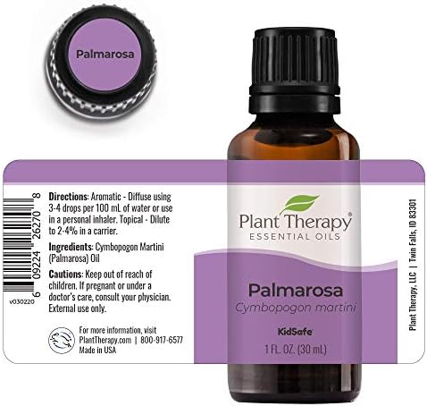 Растителна терапија Палмаророса есенцијално масло чисто, неразредено, природна ароматерапија, терапевтска оценка 30 мл