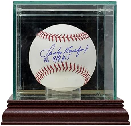 Сенди Куфакс Доџерс Потпиша МЛБ Бејзбол П. Г. 9/9/65 Онлајн Автентика в / Случај-Автограм Бејзбол