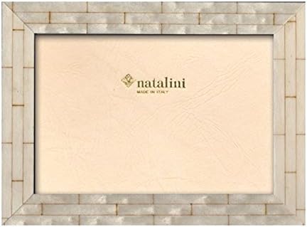Наталини 5 x 7 Бела дрвена рамка направена во Италија