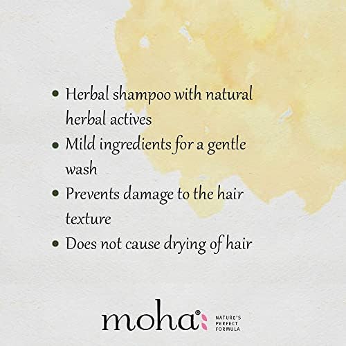 Кристина Моха: Шампон со хербална коса | Благ шампон за дневна употреба за сите типови коса | Чистач за коса од билки со придобивки