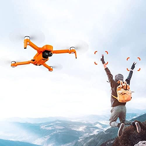 UJIKHSD дрон без четки со 6K камера за возрасни, RC Quadcopter со WiFi FPV во живо видео за деца почетници, лет за траекторија, контрола на апликации,