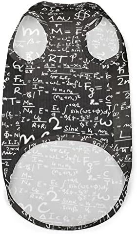 Математика Хемија Физика равенки и формули кошули за кучиња пулвер кучиња облека миленичиња џемпер јакна за мали средни кучиња и мачки с