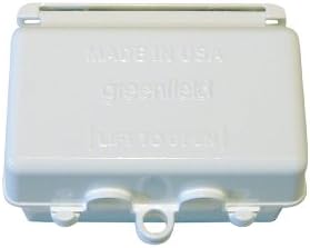Направено во САД додека е во употреба во употреба на електрична кутија со електрична кутија-Бело