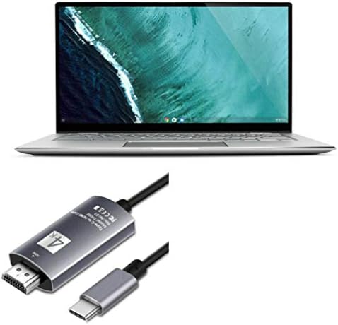 Кабел ЗА ASUS Cromebook Flip C434-SmartDisplay Кабел-USB Тип-C ДО HDMI, USB C/HDMI Кабел ЗА Asus Cromebook Flip C434-Jet Black