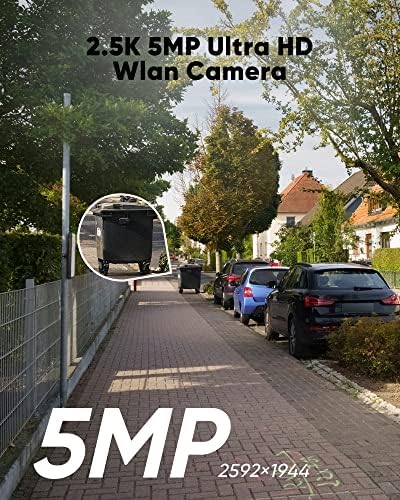 Sannce 5MP надворешна IP безбедносна камера, PTZ WiFi надворешна камера, 20x оптичко зумирање автоматско следење на домашна камера, камера за