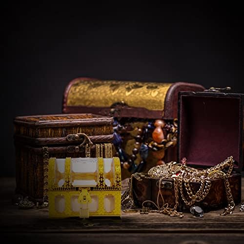 Организатор на накит за деца Декоративно богатство на градите мултифункционални пиратски кутии гроздобер пиратски градите деца патувачки