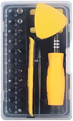 Прецизен код за поставување алатки постави мултифункционални алатки за мобилни телефони мулти-торбички шрафцигери за алатки за поправка на телефони жолта