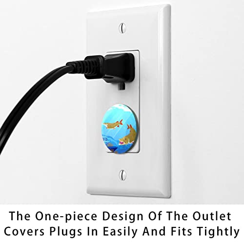 Outlet Plug опфаќа 24 пакувања, Муски во заштитник на приклучокот на езерото, пластични приклучоци со 2-погрозени за електрични места за електрична