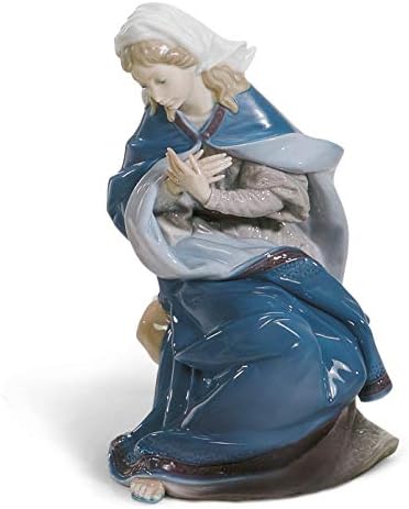 Фигура за рожби на девица Марија. Фигура на порцеланска девица Марија.