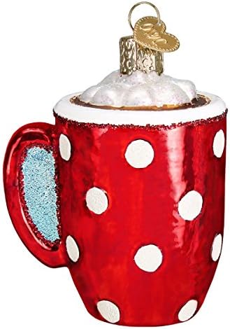 Стариот свет Божиќ 32310 кафе и чај подароци стакло разнесени украси за елка топла какао