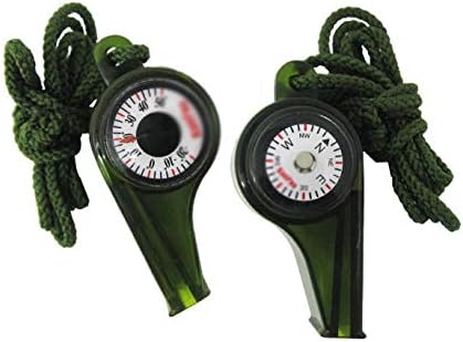 SawQf Mini Compass Thermometer Преносен прецизен мултифункционален високо децибел за опстанок на децибела/Компас/Северен покажувач