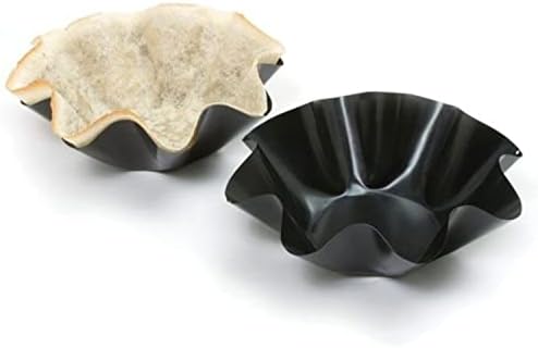 Norpro Nonstick Mini Tortilla Bowl Mooder, сет од 2, прикажан