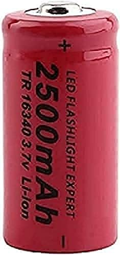 SOENS 16340 3.7 V 2500MAH Литиум Јонска Ќелија Литиум Батерија За Vl123A Dl123A 5018Lc Cr123A Cr17345 K123A-2_Pieces