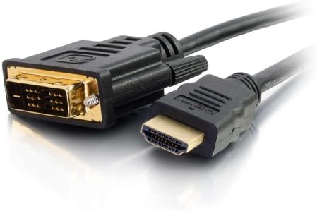 C2G DVI ДО HDMI Кабел, HDMI Адаптер, DVI-D Машки НА HDMI Машки, 1080p, Позлатени ЗА PS4 &засилувач; PS3, 6,56 Нозете, Црна, Кабли да Одат