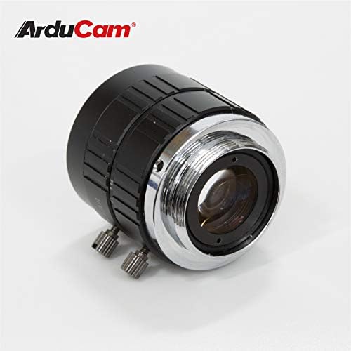 Леќи за монтирање на Arducam C за малина PI HQ камера, 35мм фокусна должина со рачен фокус и прилагодлив отвор, индустриски телефонски