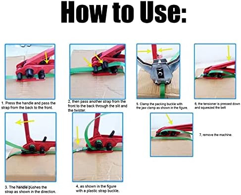 Затегнувач на пластични ремени, машина за пакување со алатки за рачно затегнување Поставете машина за сечење на лента за затегнувач на