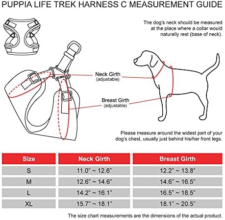 Puppia PLRA-HC9323-RB-XL Кралската Сина Трек Темперамент C Миленичиња-Елек-Прицврстувачи, X-Голем