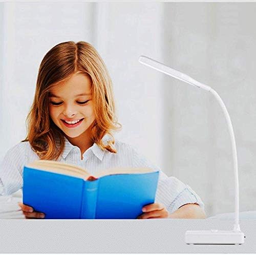 GMLSD табели ламби, LED преклопна мултифункционална биро за ламба заштитена со очите, заштитено со долги животни затемнети флексибилни