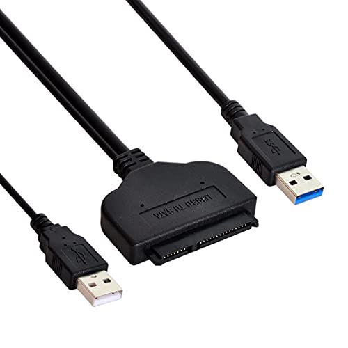 Chenyang SATA до USB кабел USB 3.0 до 2,5 SATA 22PIN кабел за возач на хард диск со USB кабел за напојување