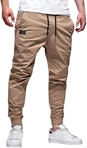 Машки панталони за мажи SOPZXClim Тенок се вклопуваат директно слаби средни половини, диви панталони за џогирање на тренингот на отворено