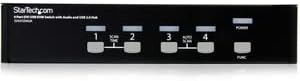 StarTech Sv431dviua USB/Dvi Kvm Прекинувач Со Аудио, 4 Порти