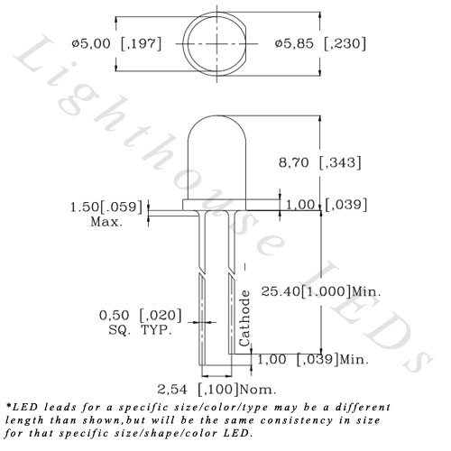 5мм тркалезен врв ладно чисто бело - дополнително брзо трепкање од 6Hz LED - Супер светла