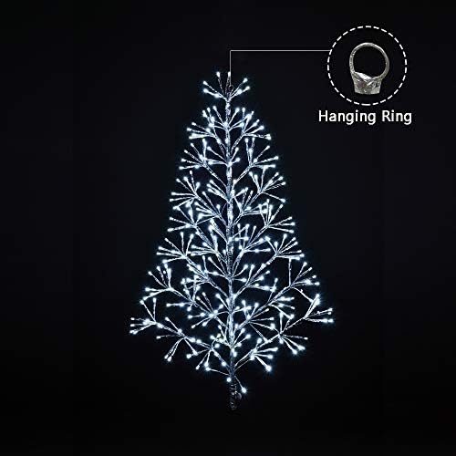 Lightshare 3ft вештачка елка светлина, ладна бела светлина за домашна декорација на градина, зима, свадба, роденден,/Божиќ, празник, забавна