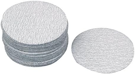 Aexit 3inch dia abrasive тркала и дискови околу суво абразивно пескарење што се наоѓа на шкурка диск 320 тркала за размавта 30 парчиња 30 парчиња