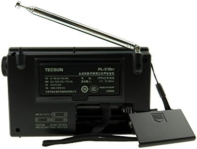 PL-310ET FM стерео/SW/MW/LW светски бенд PLL DSP радио црно