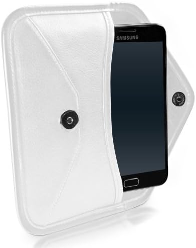 Case Boxwave Case за LG K20 Plus - Елитна торбичка за кожен месинџер, синтетички кожен покрив дизајн на пликови за LG K20 Plus