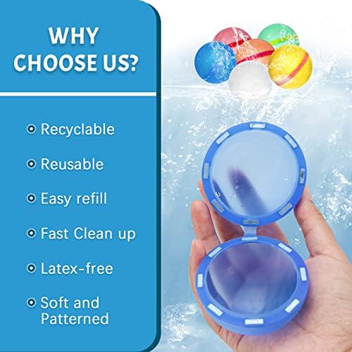 Балони за еднократно вода што може да се запечати брзо пополнување, магнетно полнење летни играчки за вода, силиконски топки со вода за прскање