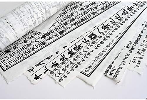 Корејска традиционална хартија Ханџи Санг-Пјеонг-Тонг-Бо силуета Оригинални корејски букви печатени еко-пријателски подароци за пакување Декоративни 64 x 95 см [10 ли