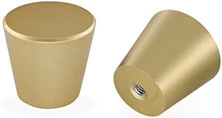 Златните копчиња за злато од AmericanFengbao, четкани златни копчиња за алуминиумски легури, четкани месинг златни декоративни кабинети копчиња