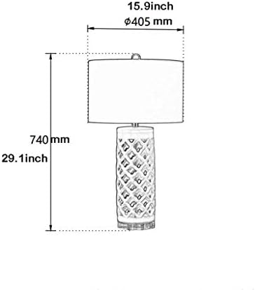 ZXZB читање ламба за ламба Керамика и керамички геометриски ламба за керамички ламба за керамичка маса за ламба за спални кревети ， табела за ламба