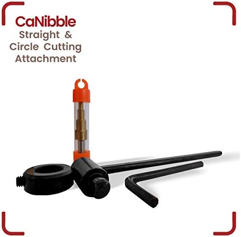Canibble Straight и Circle Cutting Cature. Исечете совршени кругови и следете директен раб.