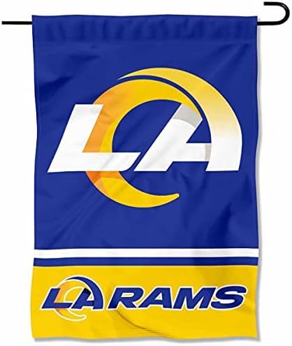 Рамс ЛА лого градина знаме со двострана транспарент