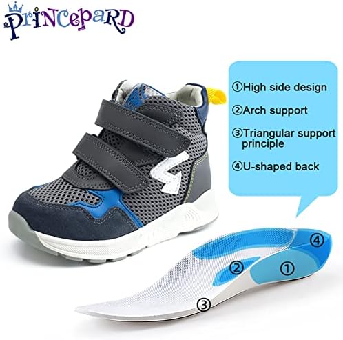 Ортопедски Чевли За Деца со Лак &засилувач; Поддршка За Глуждот За Девојчиња И Момчиња ' Рамна Нога, Високи Врвни Корективни Патики,