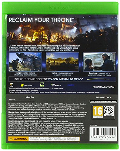 Конечна Фантазија Xv Steelbook Microsoft Xbox Еден Игра. Аргос [Специјално Издание]