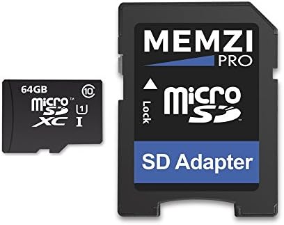 MEMZI PRO 64gb Класа 10 90MB / s Микро SDXC Мемориска Картичка Со Sd Адаптер За Кодак Pixpro Акција Или Виртуелна Реалност Камери