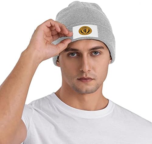 Лого на колеџот Свети Олаф, унисекс, плетено плетено капаче за капа за мажи, топло капаче капаче за капа