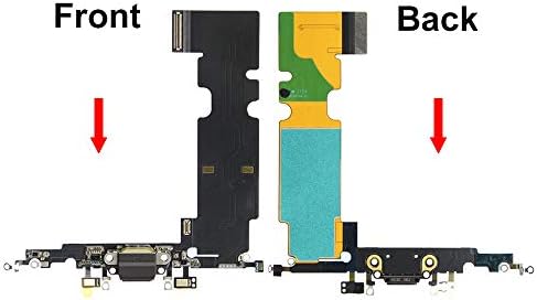 Mmobiel Приклучок Конектор Компатибилен со iPhone 8 плус 2017 - Полнење Порта Flex Кабел - Слушалки Порта/Микрофон/Антена Замена-Вкл.