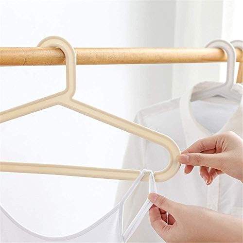 Закачалки за AccDuer 30 комплети пластични закачалки за возрасни за домаќинства Влажни и суви лавици за облека против лизгање на облека за