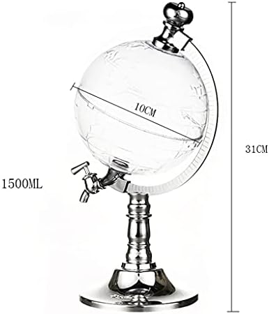 Sdfgh 1500ml Глобус Форма Диспензерот Со Инка И Затка - Допрете Дизајн, Decanter Диспензерот За Вино, Алкохол, Виски, Пијалоци