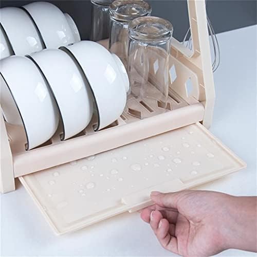 Wykdd кујнски сад за чинија за чистење за складирање на решетки за складирање со кафез кука кука кујна организатор за прибор за чување ножеви