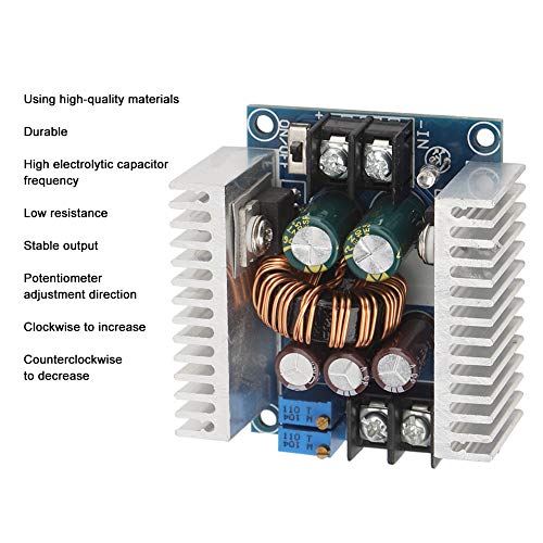 PASTIC и метал DC1.2-35V Излезен напон за прилагодлив регулатор на напон, модул за напојување на автомобили од 150kHz, постојана струја за